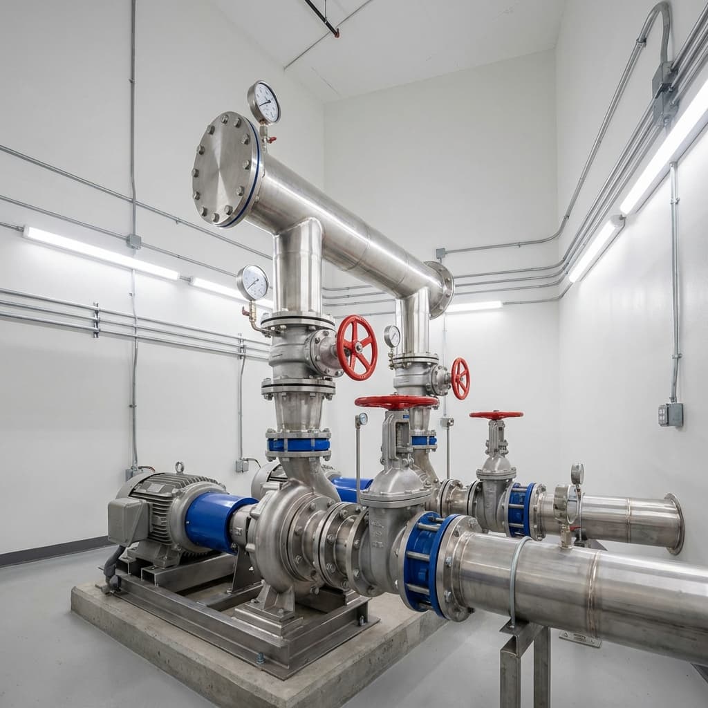 揚水ポンプ設置